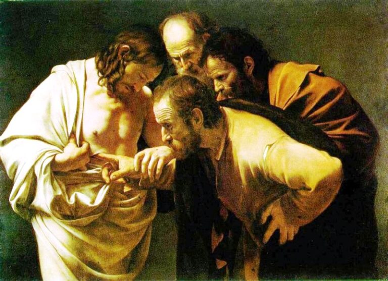 Źródło: Caravaggio, Niewierność św