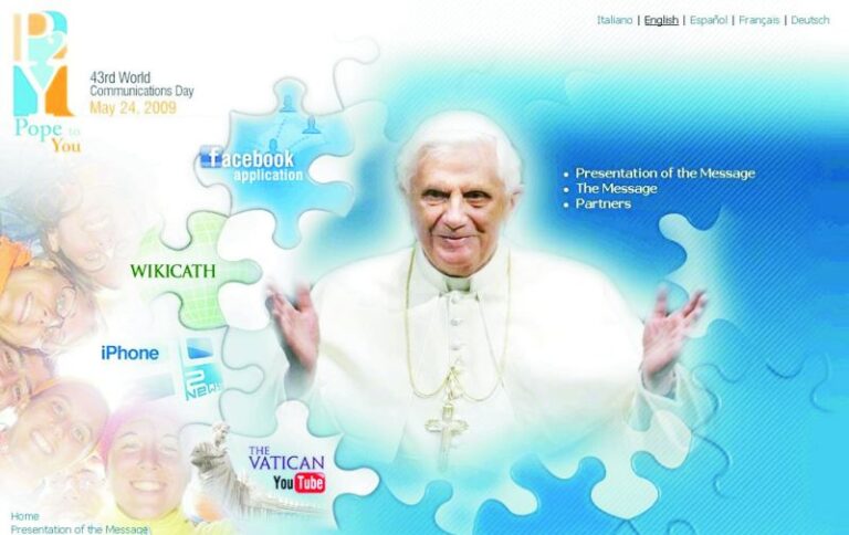 Papież w sieci