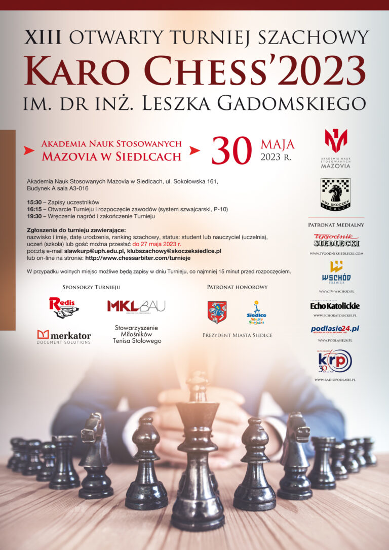 XIII Otwarty Turniej Szachowy Karo Chess 2023