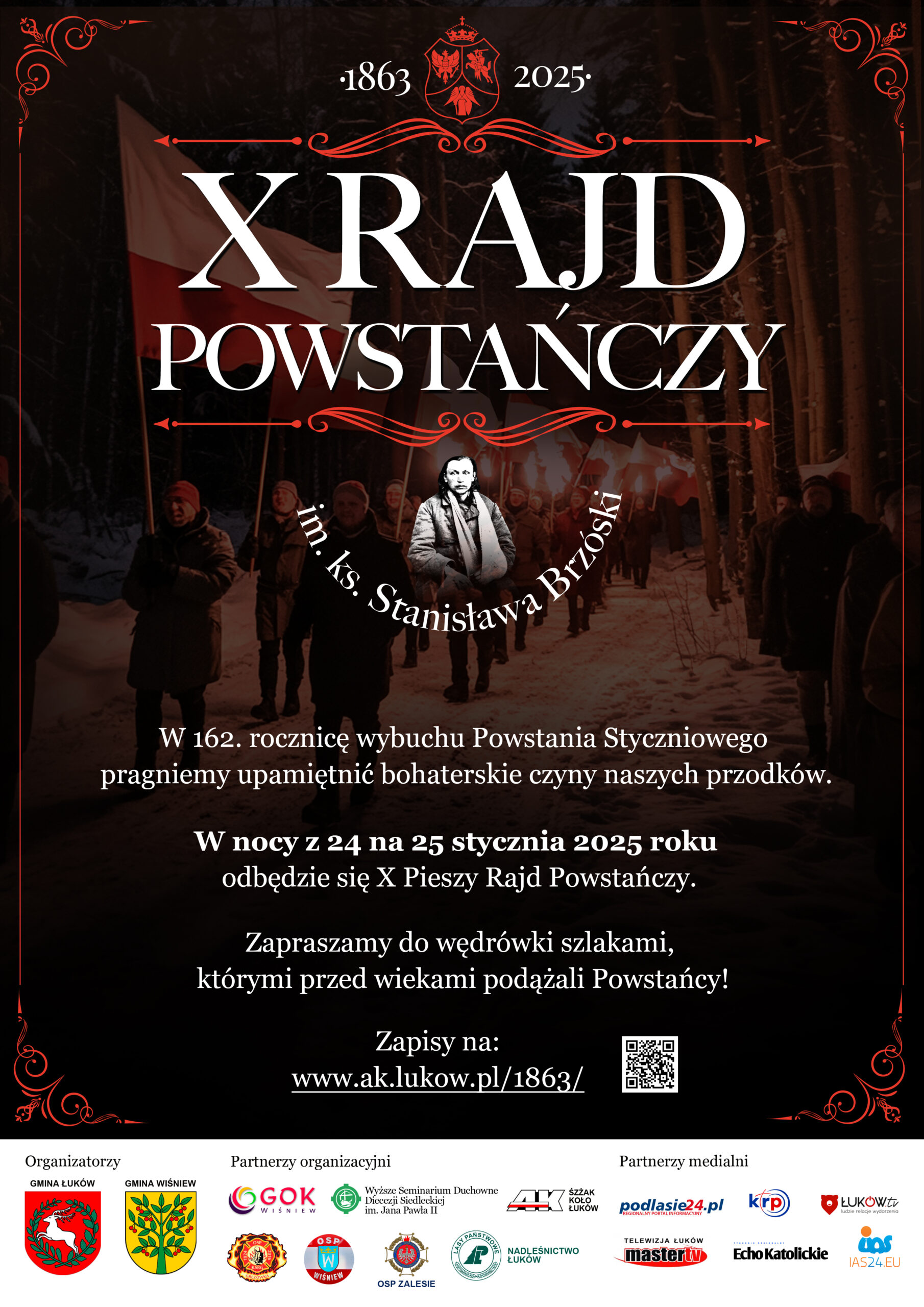 X Pieszy Rajd Powstańczy im. Ks. Stanisława Brzóski