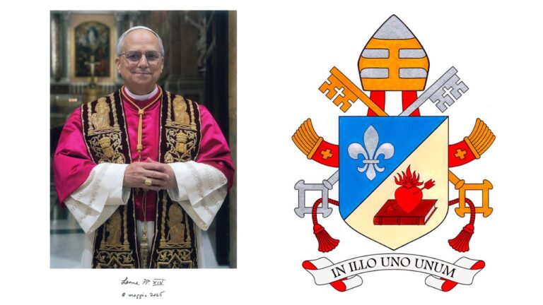 Herb i dewiza papieża Leona XIV