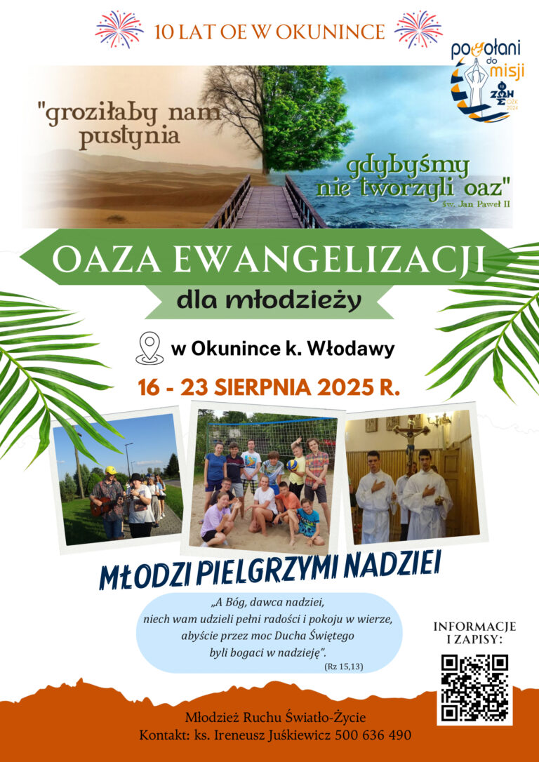 Młodzi pielgrzymi nadziei