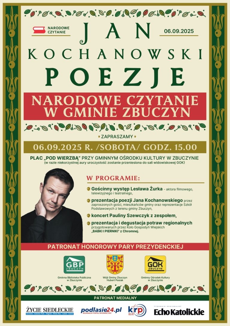 Żurek gościem Narodowego Czytania