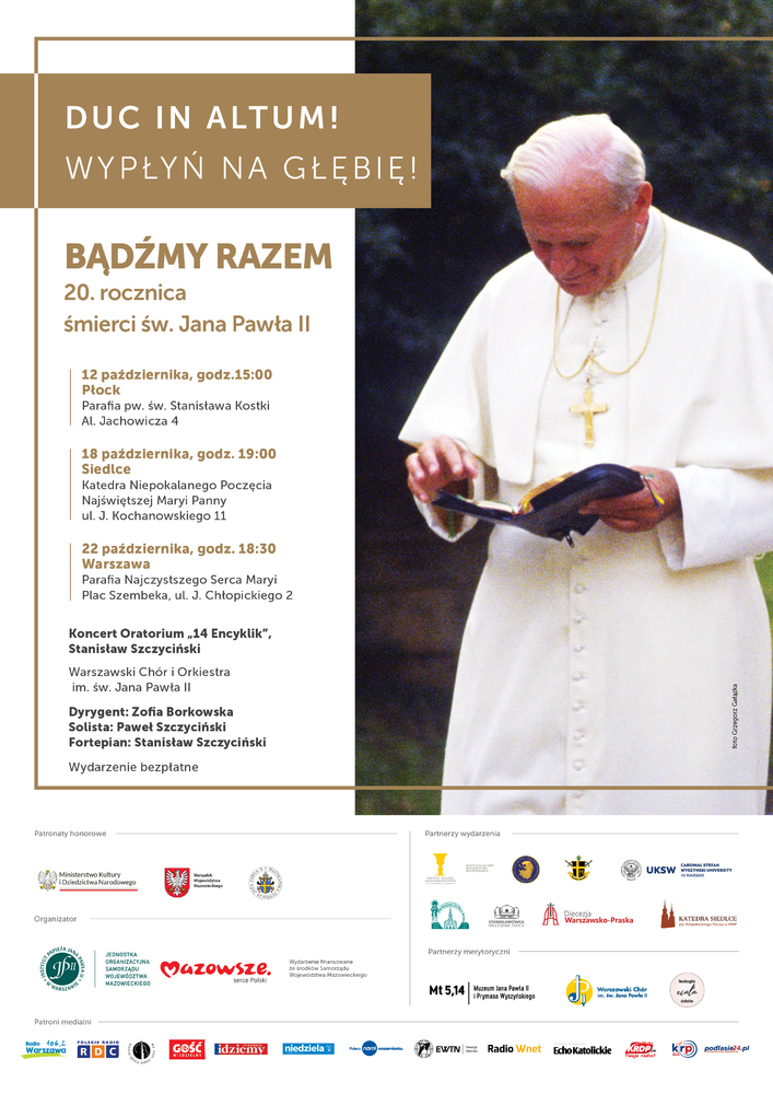 W 20 rocznicę śmierci św. Jana Pawła II