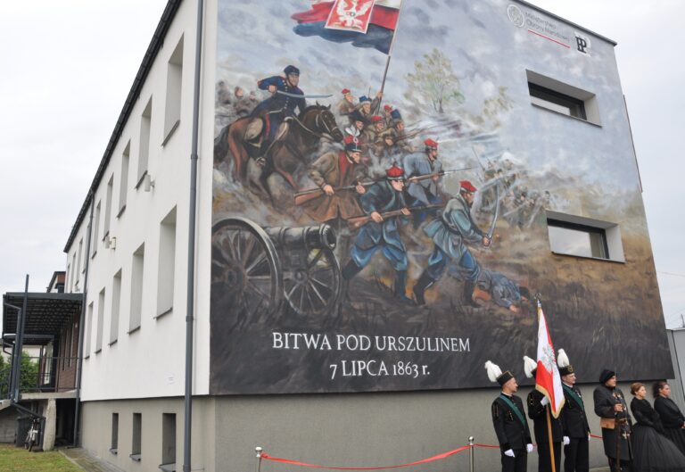 Ślad historii na murze