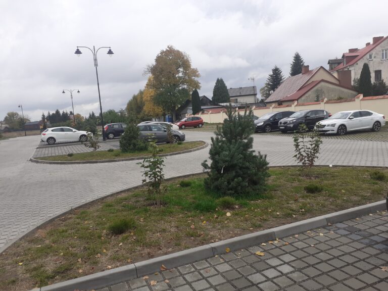 Parking, który pije deszczówkę